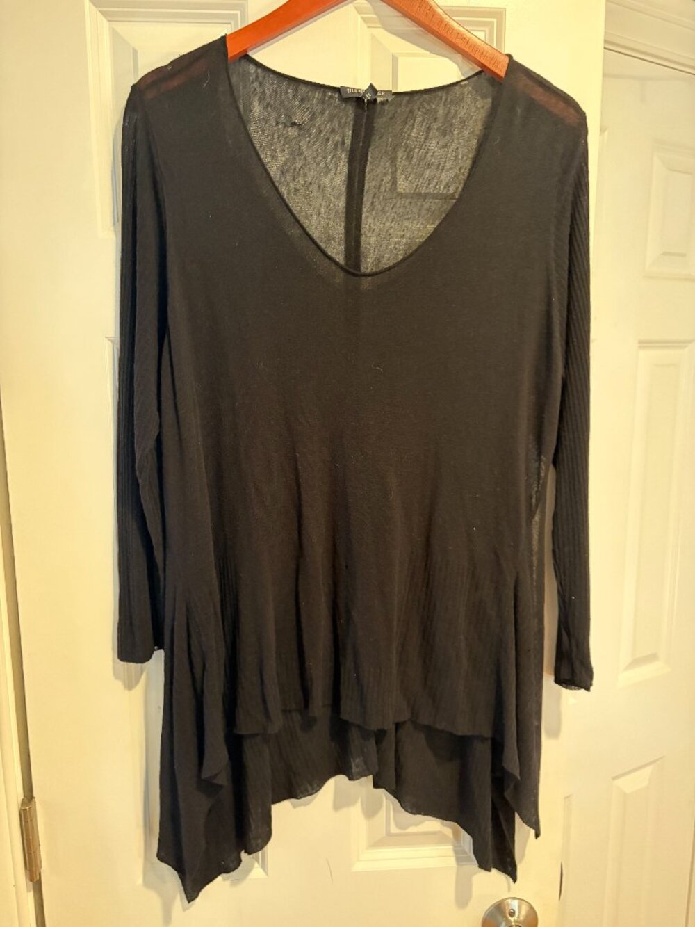 Eileen Fisher XL Sheer Layering Sweater